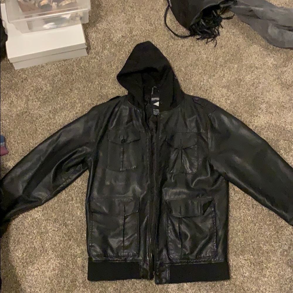 Pleather jacket like new